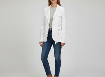 kurtki puchowe hm: H&M, Marynarka damska, rozmiar M — 7