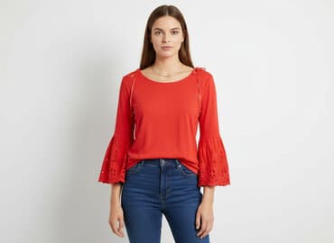 czerwone body intimissimi: F&F, Bluzka damska, rozmiar L — 7