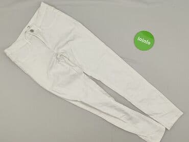 biale szerokie jeansy: Sinsay, Jeansy damskie, rozmiar M — 2