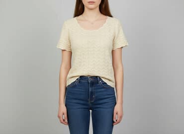 tkaniny na bluzy: Bluzka damska, rozmiar S — 5