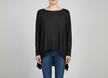 asymetryczna bluzki oversize: Women's blouse, size M — 1
