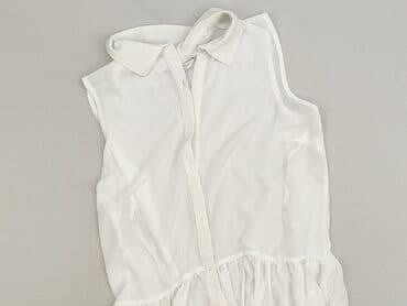 bluzka z baskinką biała: Look, Women's blouse, size S — 2