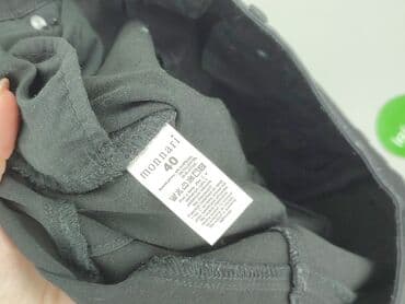 woskowane legginsy z wysokim stanem zara: Monnari, Spodnie materiałowe damskie, rozmiar L — 5