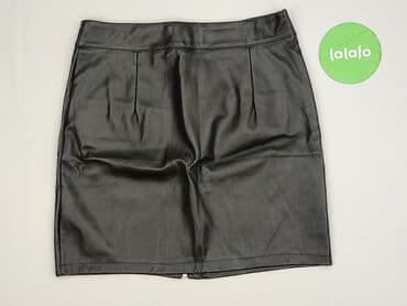 spódniczka z eko skóry czarne: Spódnica damska, rozmiar M — 4