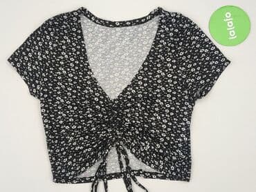 shein czarne bluzki: Shein, Top damski, rozmiar M — 2