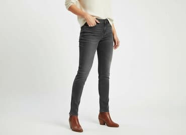 jeansy wyszczuplające brzuch: Milano, Jeansy damskie, rozmiar M — 6