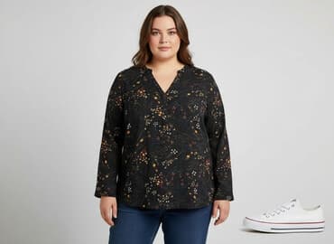bluza z napisem chillin: Janina, Bluzka damska, 4XL — 7