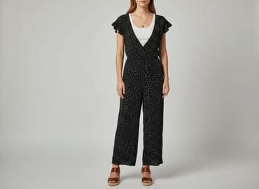 kombinezon długi rękaw krótkie spodenki: Kombinezon damski, rozmiar L — 5