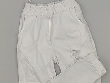 dresy do biegania: Białe damskie spodnie dresowe Xana Collection - Fason: joggery ze — 1