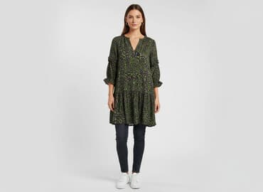 sukienka z piórami reserved: Sukienka damska, rozmiar M — 1