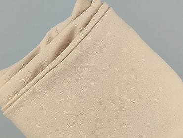 jeggings pull and bear: Beżowe spodnie damskie z gumką w pasie - Krój: zwężane nogawki, talia — 5