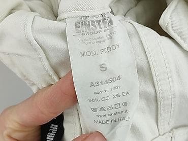 off white bluzki: Spodnie materiałowe damskie, rozmiar S — 5