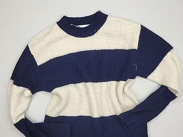 niebieski sweter hm: H&M, Sweter damski, rozmiar XS — 1