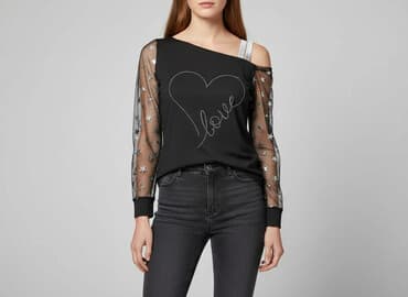 seksowna bluzka na imprezę allegro: Women's blouse, size M — 1