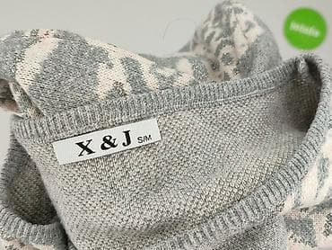 sweter w chmurki: Sweter damski, rozmiar M — 5