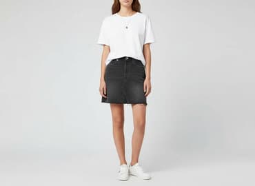 spódnice jeansowe czarne hm: H&M, Spódnica damska, rozmiar XS — 7