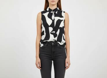 koszulka z szerokimi rękawami: Amisu, Koszula damska, L — 6