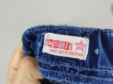lidl sukienki letnie: Spodnie jeansowe, Young Style, 11 lat, 140/146, stan - Bardzo dobry — 4