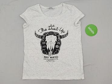 bluzki szara: Cropp, T-shirt damski, rozmiar L — 2