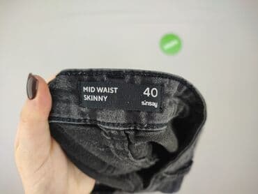 szare jeansy sinsay: Jeansy damskie, rozmiar L — 4