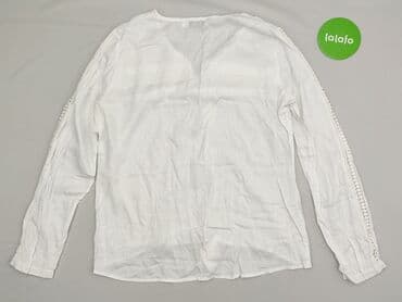 biała bluzka dekolt w łódkę: White, Bluzka damska, rozmiar M — 3