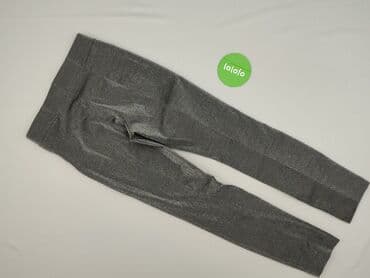 rajstopy czarne ze srebrną nitką: Janina, Legginsy Eleganckie damskie, rozmiar M — 4