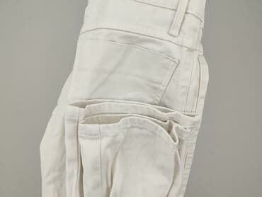 biale szerokie jeansy: Vertus, Jeansy damskie, rozmiar S — 5