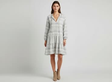 sukienka h m czerwona: H&M L.O.G.G., Sukienka damska, rozmiar M — 6