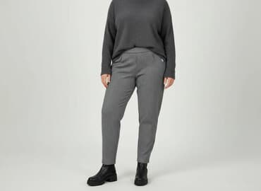 ubrania dla wysokich: Spodnie materiałowe damskie, rozmiar 7XL — 1