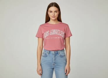 koszulka los angeles damska: Shein, T-shirt damski, rozmiar L — 1