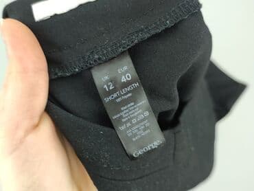 spodnie dresowe nike bez ściągaczy: George, Material trousers for women, size L (EU 40) — 5