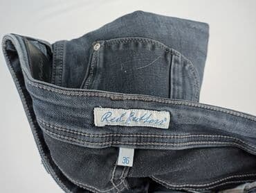 metalowe guziki do dżinsów: Jeansy damskie, rozmiar S — 4