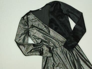 sukienka czarna basic: Sukienka damska, rozmiar M — 1