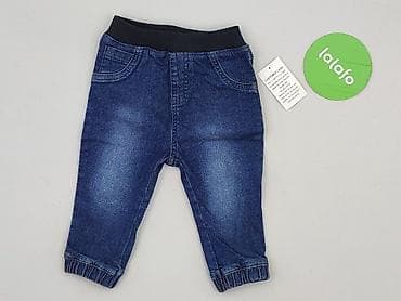 dresy odblaskowe: Spodnie jeansowe, 6-9 miesięcy, stan - Idealny — 2
