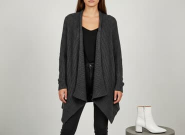 byolala kurtki zimowe: Kilibbi, Kardigan damski, rozmiar S — 7