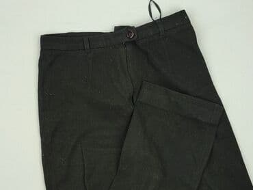 Women: Material trousers for women, size S (EU 36) — 1