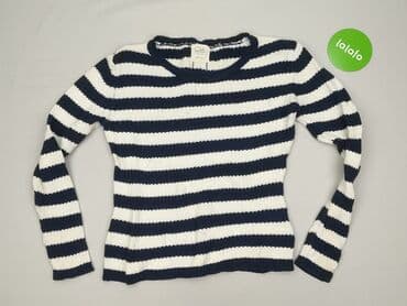 sweter w paski z serduszkiem: Clockhouse, Sweter damski, rozmiar M — 2