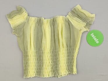 bluzki z transparentnymi rękawami: Top damski, rozmiar S — 3