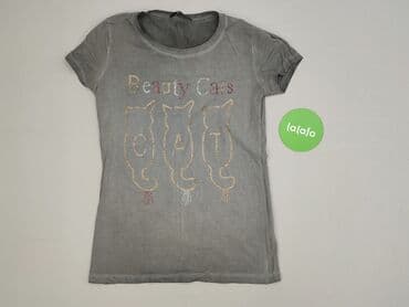 ubrania z kotami: T-shirt damski, rozmiar S — 3