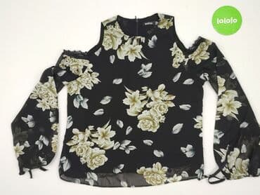 bluza z czerwonym napisem: Boohoo, Bluzka damska, S — 2