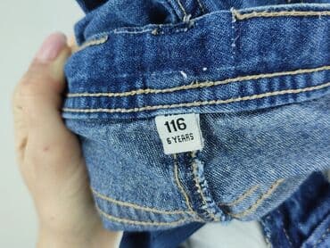 koszulki z motywem motocyklowym: Spodnie jeansowe, 5-6 lat, 116, stan - Bardzo dobry — 5