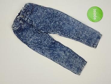 dresy croop: Spodnie jeansowe, DenimCo, 3-4 lat, 104, stan - Idealny — 2