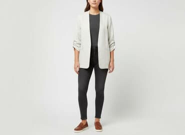 czerwona marynarka damska h m: H&M, Marynarka damska, rozmiar 2XL — 7