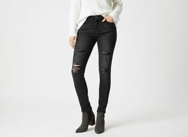 ciemne dżinsy damskie: Denim Co, Jeansy damskie, rozmiar XS — 6