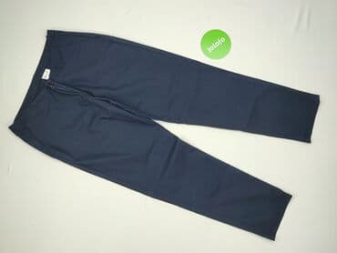 t shirty python: Material trousers for women, size L (EU 40) — 2