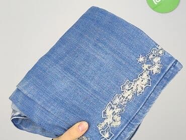 cropped jeans: Spodnie 3/4 damskie, rozmiar L — 5