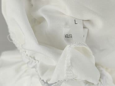 bluzki prążkowane białe: Bluzka damska, rozmiar L — 4