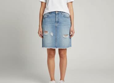 buty zimowe lv: House of Denim, Spódnica damska, rozmiar L — 6