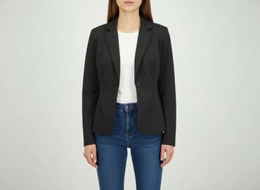 koszulka pod marynarkę damska: Marynarka damska, rozmiar L — 6