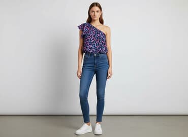 sweter panterka: Bluzka damska, rozmiar S — 5